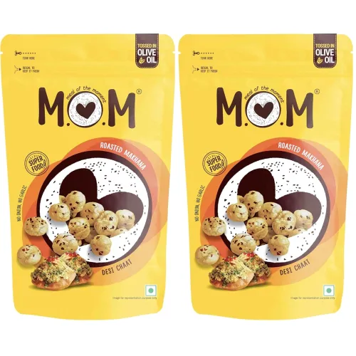 Image of MOM Roasted Desi Chaat Makhana 52g Pack of 2