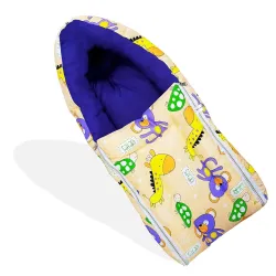 MOM & SON Baby Sleeping Bag for Newborns Soft & Cozy Infant Carry Nest | 3-in-1 Baby Wrapper, Sleeping Sack & Carrier | 