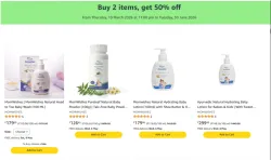 Buy 2 Items & Get Extra 50% Off on MOMWISHES Baby Products
