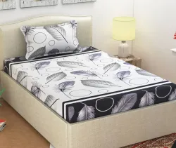 Monika Cotton Single Floral Bedsheet