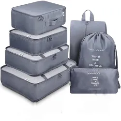 MONJAY 7-Piece Travel Organizer Set