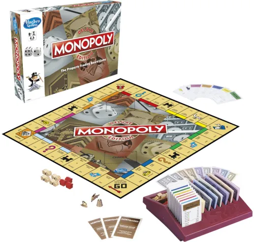 Image of Monopoly Deluxe Edition Board Game Money & Assets Board Game