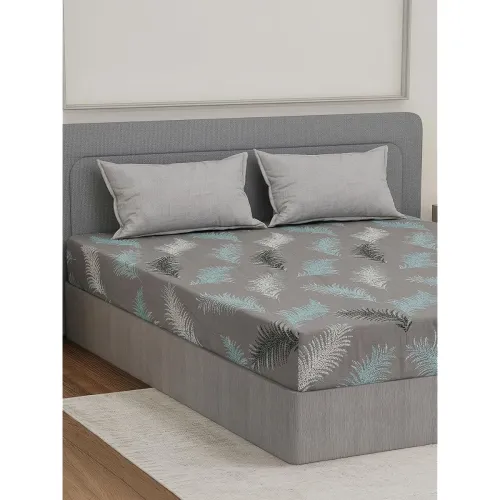 Image of Monte Carlo Aromatica Polyester Double Size Flat Bedsheet | 110 GSM
