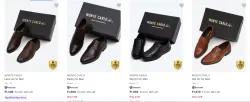 Monte Carlo Men’s Formal Shoes at minimum 60% Discount