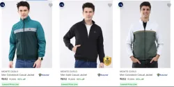 MONTE CARLO Mens Jackets at up to 65% Discount