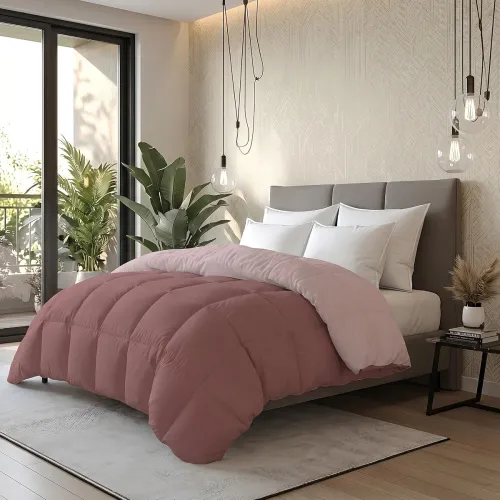 Image of Monte Carlo Symphony Solid Micro Reversible AC Comforter for Double Bed