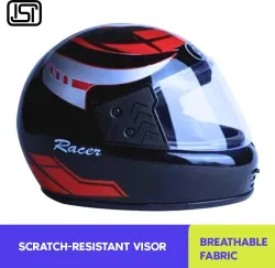 MonteX-1 Cityhelmet Motorbike Helmet (Black)