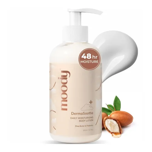 Image of Moody DermaSoothe Ceramide & Rice Brightening Body Lotion, 200ml