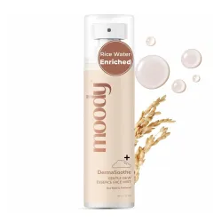 Moody DermaSoothe Brightening Face Mist & Essence Toner with Rice & Ceramides | Strenghten Skin Barrier | For Clear, Gla