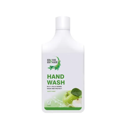 Image of Moon & Mount Green Apple Hand Wash Liquid 1L - Germ Protection, Moisture Boost for All Skin Types
