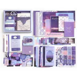 Moonlight Vintage Aesthetic Scrapbook Kit (346 Pcs)