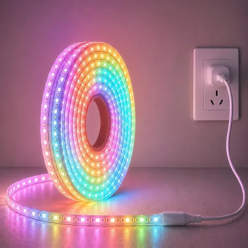 Image of MoonlitDreams 3M LED Rope Light – Multicolor Waterproof Decorative Strip