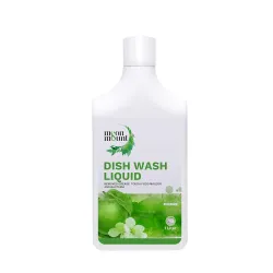 Moon & Mount Dishwash Liquid Gel 1L - Green Apple Fragrance, No Residue Grease Cleaner for Utensils, Tableware & Cookwar