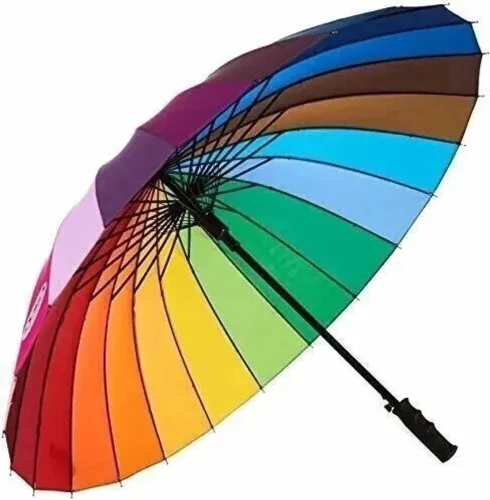 Image of MOONZA Rainbow Multi-Color Rainbow Umbrella
