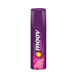 Moov Fast Pain Relief Spray - 80g | Suitable for Back Pain, Muscle Pain, Joint Pain, Knee Pain | 100% Ayurvedic Formula | Suitable for Sports & Gym related injuries