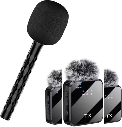Image of MOOZMOB Microphone Stick Wireless Mic Microphone