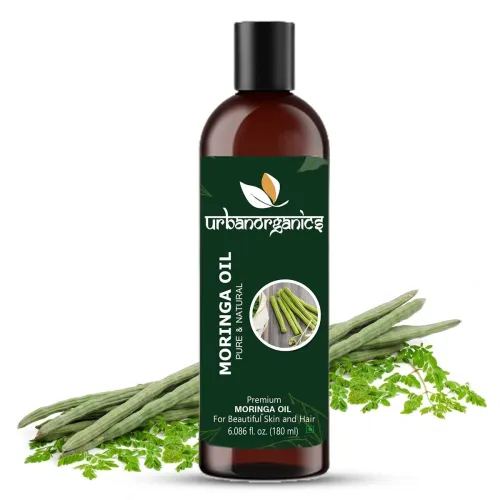Image of Moringa Seed Oil 180ml for Hair & Skin Care | Promotes Hair Growth, Shine & Softness | Anti Hair Fall & Deep Moisturizin