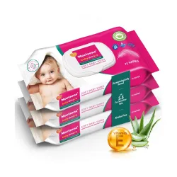 Morisons Baby Dreams Soft Baby Wipes with Lid 72 Wipes x 3 Packs 97.5% Water
