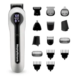 Morphy Richards Kingsman Digital 15-IN-1 Men Body Groomer, White
