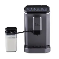 Morphy Richards Café Artisan Fully Automatic Coffee Machine|Grind To Brew|20 Bar Pressure|7-in-1 Coffee Maker Including Espresso,Cappuccino & Latte|Touch Display|2-Yr Warranty|Titanium