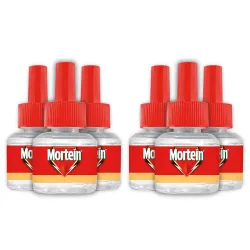Mortein 45ml x 6 Refills With The Pleasant Fragrance of Mandarin & Neroli | Fits All Machines | Smartplus Mosquito Kille