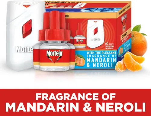Image of Mortein Insta5 Liquid Vaporiser Machine with Mosquito Vaporiser Refill (3 x 45 ml)