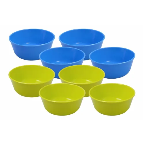 Image of MORVI Wonder Plastic Bowl, 8pc 300ml