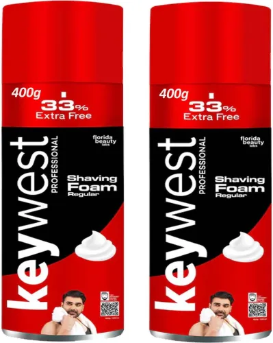 Image of MOSKLIN KEYWEST SHAVING FOAM (400g x 2)