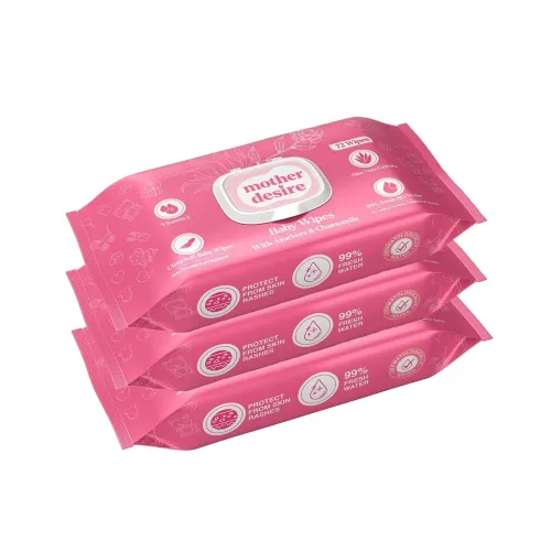 Image of Mother Desire Baby Wet Wipes (72 Wipes Each Po3)