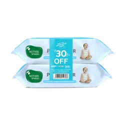 Mother Sparsh 99% Pure Water (Unscented) Baby Wipes