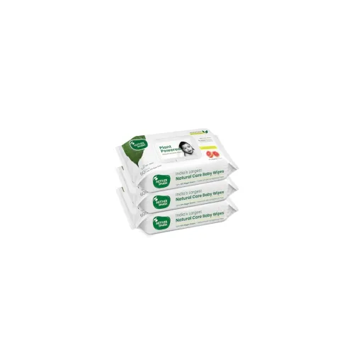 Image of Mother Sparsh Natural Baby Wipes 60×3