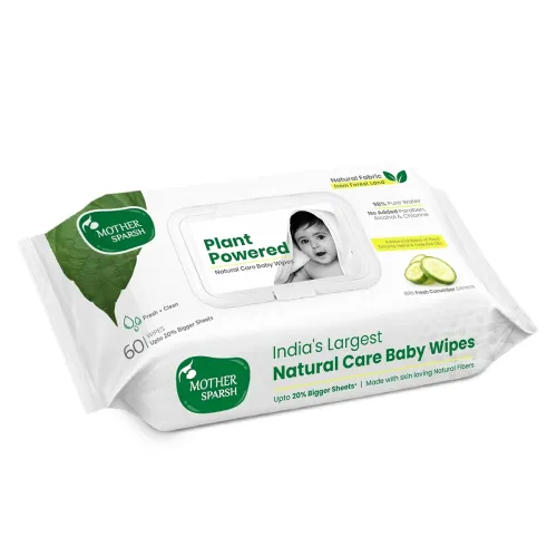 Image of Mother Sparsh Natural Care Baby Wipes 