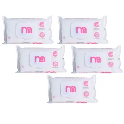 Mothercare Baby Wipes Fragrance - with Aloe Vera, Pink, 300 Count