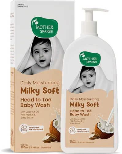 Image of Mother Sparsh Milky Body Wash for Babies