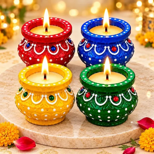 Image of MotiBaDiwali Diyas | Traditional Handmade Terracotta Clay Diya Matki Diyas