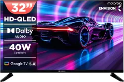 MOTOROLA 32inch QLED HD Ready Smart Google TV (32HDGQMDDAQ)