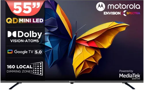 Image of MOTOROLA 55 inch Ultra HD (4K) Mini LED Smart Google TV with Edition with Dolby Vision