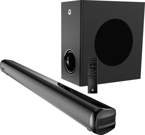 Image of MOTOROLA Amphibeat 160 W Bluetooth Soundbar (Black, 2.1 Channel)