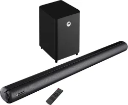 MOTOROLA AmphisoundX 200 W Bluetooth Soundbar (Black, 2.1 Channel)