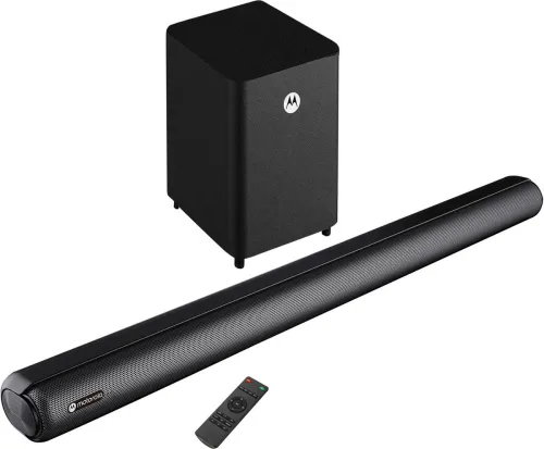 Image of MOTOROLA AmphisoundX 200 W Bluetooth Soundbar (Black, 2.1 Channel)