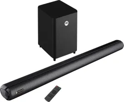 MOTOROLA AmphisoundX 200 W Bluetooth Soundbar (Black, 2.1 Channel)