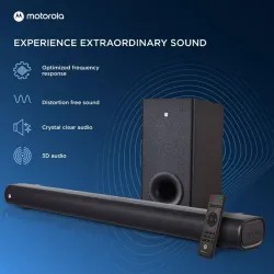 MOTOROLA AmphisoundX with HDMI Arc 160 W Bluetooth Soundbar