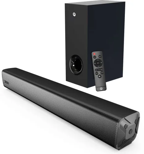 Image of MOTOROLA AmphisoundX Vibe 120W 2.1 Channel Bluetooth Soundbar