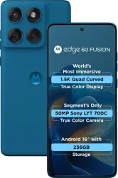 MOTOROLA Edge 60 Fusion 5G (PANTONE Mykonos Blue, 256 GB) (12 GB RAM)