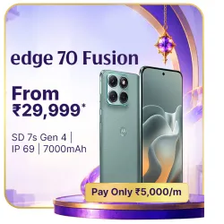 MOTOROLA Edge 70 Fusion @ ₹29,999 on Flipkart Big Billion Days Sale