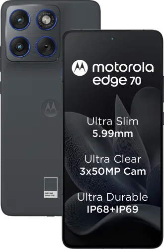 Image of MOTOROLA Edge 70 (PANTONE Gadget Gray, 256 GB) (8 GB RAM)