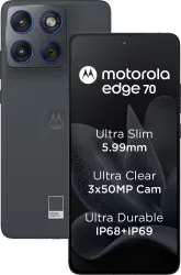 MOTOROLA Edge 70 (PANTONE Gadget Gray, 256 GB) (8 GB RAM)