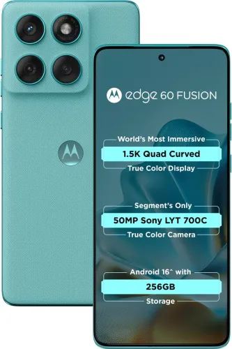 Image of MOTOROLA Edge 60 Fusion 5G (PANTONE Amazonite, 256 GB)  (12 GB RAM)