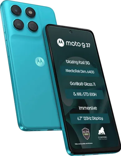 Image of MOTOROLA g37 (PANTONE Capri, 64 GB) (4 GB RAM)