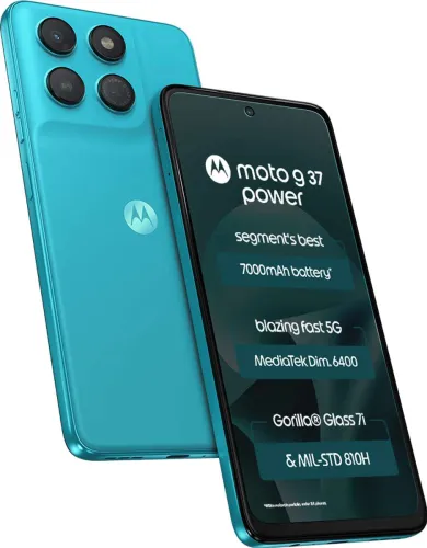Image of MOTOROLA g37 power (PANTONE Capri, 128 GB) (4 GB RAM)